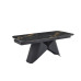 Стол обеденный Hamilton 1800(2600)*900*760 Black Gold Matt Стол обеденный Hamilton 1800(2600)*900*760 Black Gold Matt