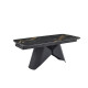Стол обеденный Hamilton 1800(2600)*900*760 Black Gold Matt Стол обеденный Hamilton 1800(2600)*900*760 Black Gold Matt
