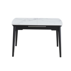 Стол обеденный Askold 1100(1400)*750*760 BL White Glossy Стол обеденный Askold 1100(1400)*750*760 BL White Glossy