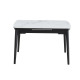 Стол обеденный Askold 1100(1400)*750*760 BL White Glossy Стол обеденный Askold 1100(1400)*750*760 BL White Glossy