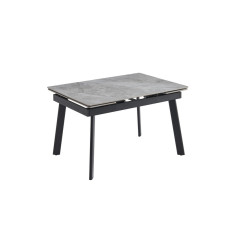 Стол обеденный Velvet 1200(1800)*900*760 Italy grey Glossy