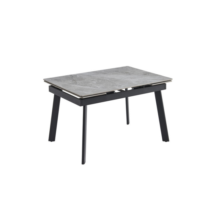 Стол обеденный Velvet 1200(1800)*900*760 Italy grey Glossy