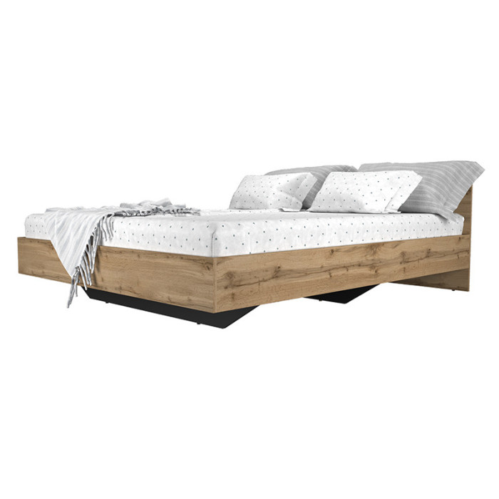 Кровать AVRORA 1638*2036*700 Дуб Тахо/Графит