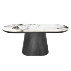 Стол обеденный Clement 1800*900*750 PP White Glossy