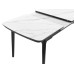 Стол обеденный Askold 1200(1600)*800*760 Snow White Matt