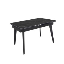 Стол обеденный Genry 1200( 300 300)*800*760 Shks Black Matt