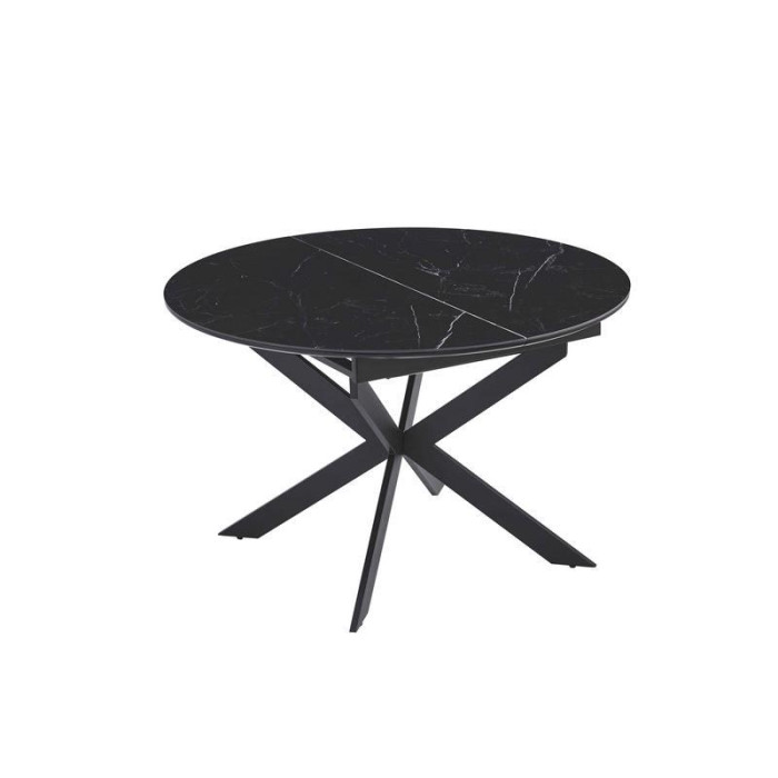 Стол обеденный Atlas 1050(1380)*760 Shks Black Matt