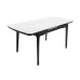 Стол обеденный Askold 1200(1600)*800*760 Snow White Matt