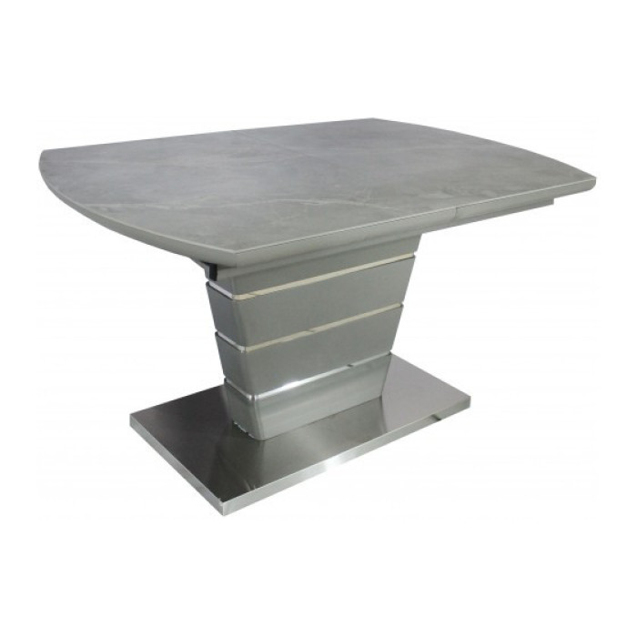 Стол обеденный DT-8103 1400(1900)*900*760 керамика из МДФ Светло-серый