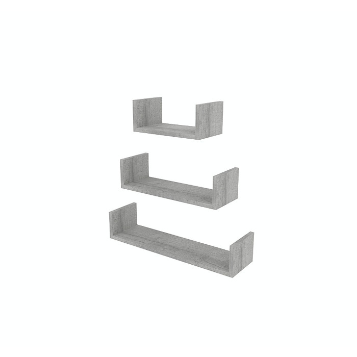 Полка RUBY 300/450/600*160 (набор) Монолит