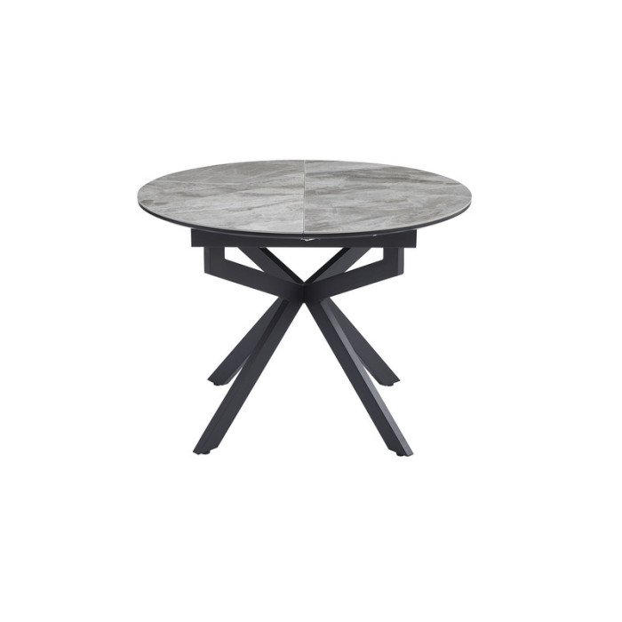 Стол обеденный Atlas 1050(1380)*760 Italy grey Glossyt