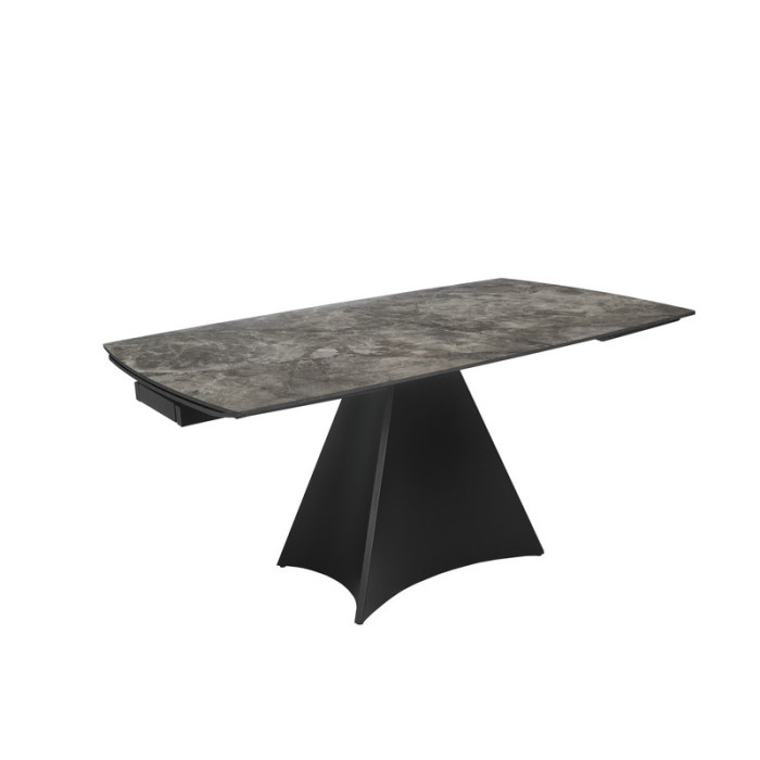 Стол обеденный Norman 1400(2000)*850*750 Bora Grey Glossy
