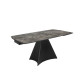 Стол обеденный Norman 1400(2000)*850*750 Bora Grey Glossy