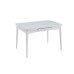 Стол обеденный Askold 1200(1600)*800*760 Snow White Matt