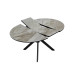 Стол обеденный Atlas 1050(1380)*760 Italy grey Glossyt