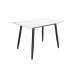Стол обеденный Rikard 1100*750*750 Snow stone Glossy