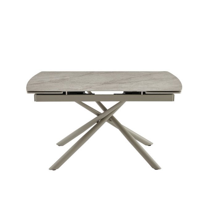 Стол обеденный Philip1400(2000)*900*750 Shks Beige Glossy/sahara leg