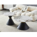 Стол журнальный Borg d800*420 d600*510 PP White Glossy Комплект