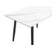 Стол обеденный Rikard 1100*750*750 Snow stone Glossy