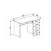 Компьютерный стол LEWIS Венге