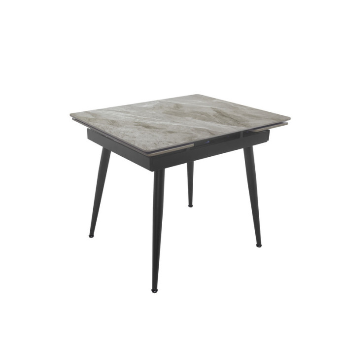 Стол обеденный Connor 900(1400)*750*760 Italy Grey Glossy