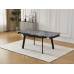 Стол обеденный Velvet 1200(1800)*900*760 Italy grey Glossy