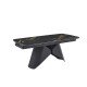 Стол обеденный Hamilton 1800(2600)*900*760 Black Gold Matt Стол обеденный Hamilton 1800(2600)*900*760 Black Gold Matt