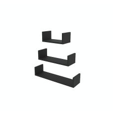 Полка RUBY 400/550/700*160 (набор) Черный
