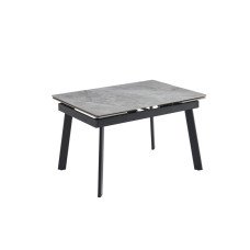 Стол обеденный Velvet 1200(1800)*900*760 Italy grey Glossy