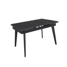 Стол обеденный Genry 1200( 300 300)*800*760 Shks Black Matt