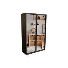Шкаф-купе PRIME 1500х600х2400 Венге Магия (двухдверное, зеркало)