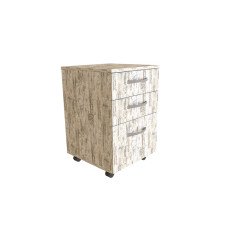 Тумба офисная KIRA с роликами Кантри