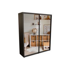 Шкаф-купе PRIME 2000х600х2400 Венге Магия (двухдверное, зеркало)