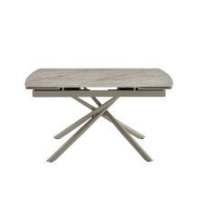 Стол обеденный Philip1400(2000)*900*750 Shks Beige Glossy/sahara leg