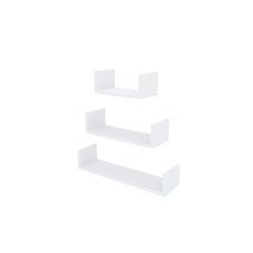 Полка RUBY 300/450/600*160 (набор) Белый Нимфея Альба