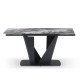 Стол обеденный Lamberg 1600(2400)*900*750 Versal Glossy