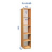 Шкаф-купе с пеналом ШКП 34/22 Пн/23 (450х600х2200) купить в Кривом Роге - Нова-Мебель