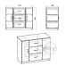Комод-3+2 купити у Кривому Розі - Нова-Мебель