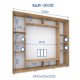 Шкаф-купе БШК 30/22 (2400х430х2200)