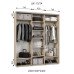 Шкаф-купе ШК 13/24 (2200х600х2400) купить в Кривом Роге - Нова-Мебель