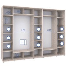 Шафа-купе ШК 320/60/2400-03-3Ф