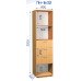Шкаф-купе с пеналом ШКП 33/22 ПН/15 (600х550х2200) купить в Кривом Роге - Нова-Мебель