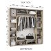 Шкаф-купе БШК 15/24 (2400х580х2400) купить в Кривом Роге - Нова-Мебель