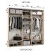 Шкаф-купе ШК 14/24 (2300х600х2400) купить в Кривом Роге - Нова-Мебель