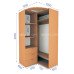 Шафа-купе кутова ШКУ МНВ/22 (1300х1250х2200) купити у Кривому Розі - Нова-Мебель Шафа-купе кутова ШКУ МНВ/22 (1300х1250х2200) купити у Кривому Розі - Нова-Мебель