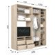 Шафа-купе під телевізор ШКТВ 1 (2150х450х2400)