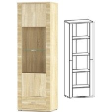 Шафа вітрина 1В1Ш Гресс (Меблі Сервіс)