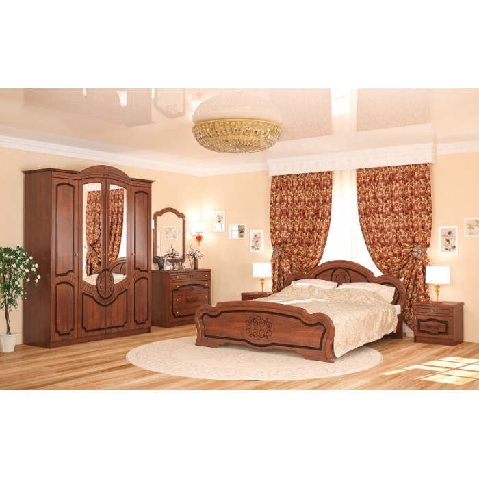 Спальня Бароко (Меблі Сервіс) купити у Кривому Розі - Нова-Мебель